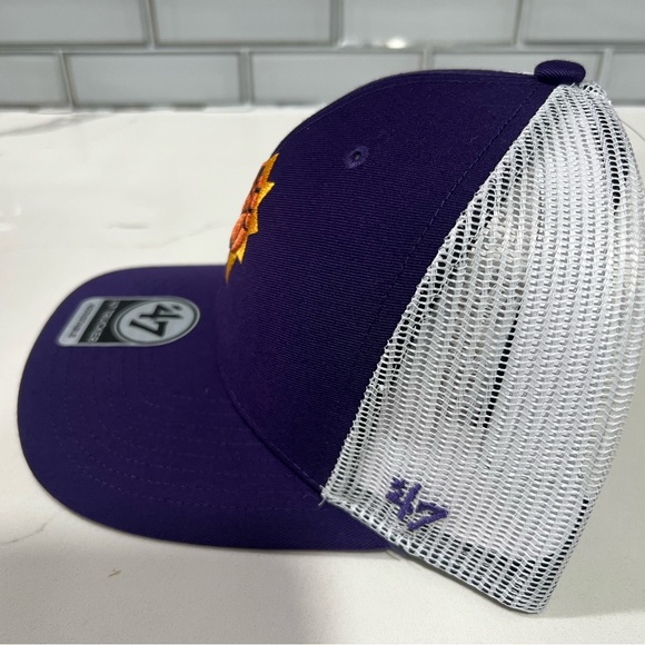 Phoenix Suns 47 Brand MVP 2Tone Mesh Trucker Adjustable SnapBack Hat Cap - Picture 3 of 5